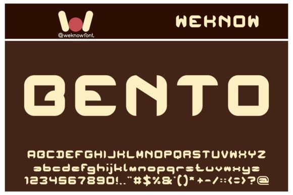 Bento: A Display Font for Bold, Modern Branding
