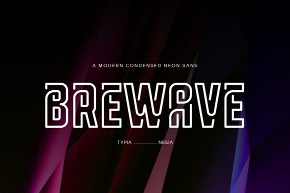 Brewave: Merging Retro Neon Energy with Modern Edge