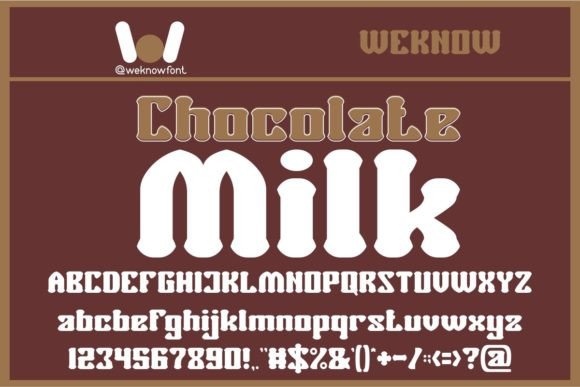 Chocolate Milk: The Bold Typeface for Unforgettable Branding