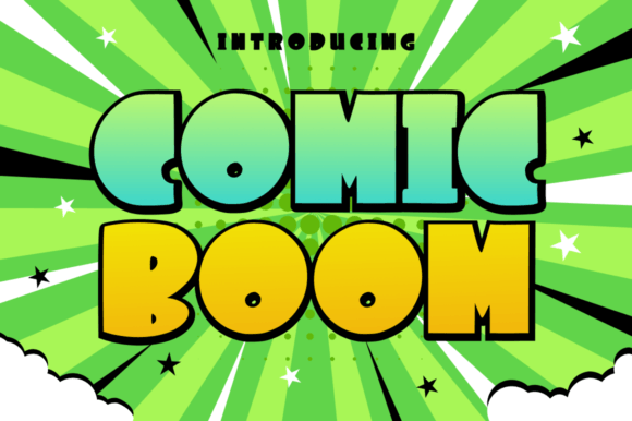 Comic Boom: A Creative Display Font for Impactful Titles