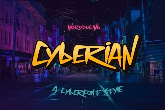 Cyberian: The Futuristic Font for Bold Branding