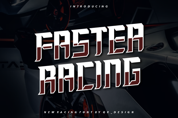 Faster Racing: A Modern Typeface Built for Bold Branding