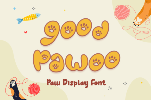 Good Pawoo: The Playful Display Font for Animal-Centric Design