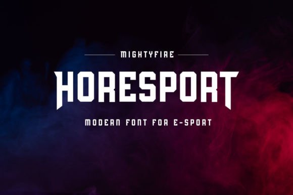 Horesport: The Bold Typeface for Modern Sport Design