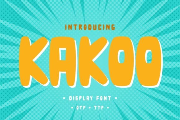 Kakoo: A Display Font That Demands Attention