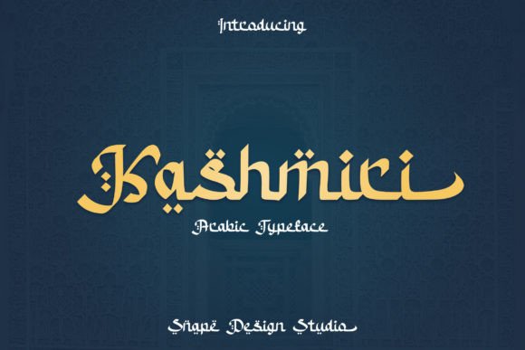 Kashmiri: An Elegant Display Font for Sophisticated Design