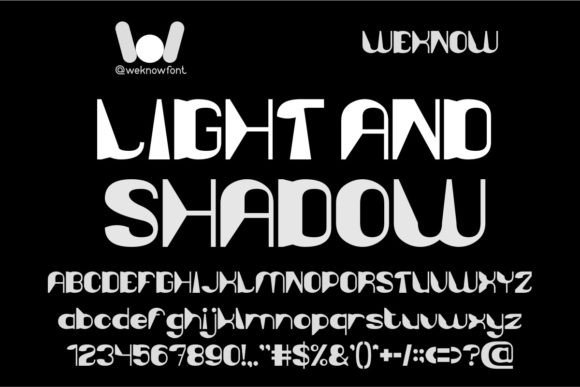 Light and Shadow: A Display Font That Tells a Story