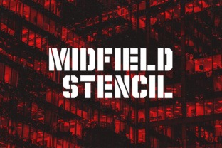 Midfield Stencil: A Typeface Built for Bold, Urban Impact
