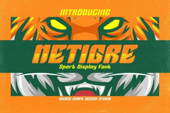 Netigre: The Bold Display Typeface for Modern Design