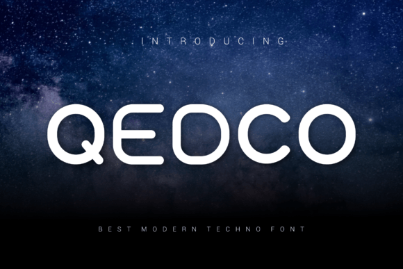 Qedco: The Bold Typeface for Unforgettable Designs