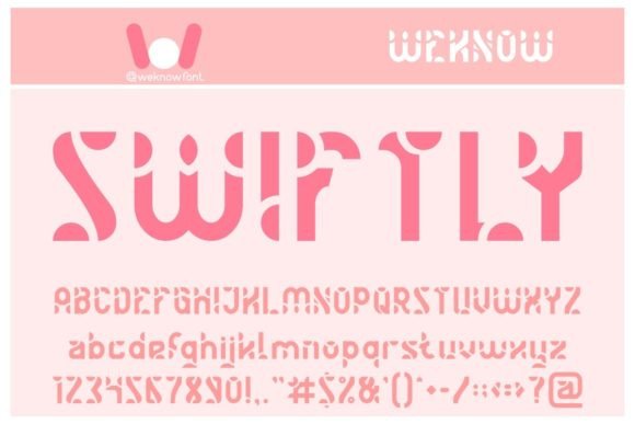 Swiftly: A Modern Display Font for Bold Branding