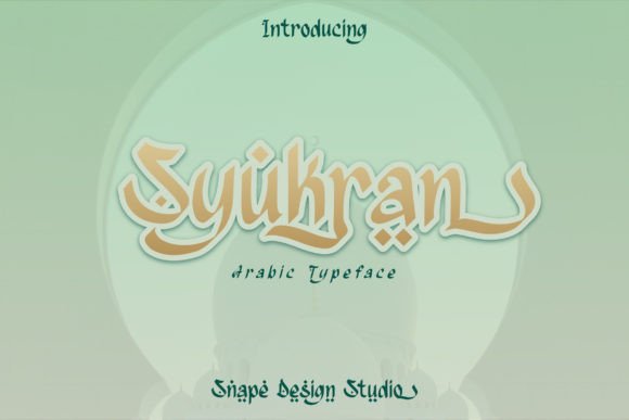 Syukran: Crafting Elegant Designs with Arabic-Inspired Style